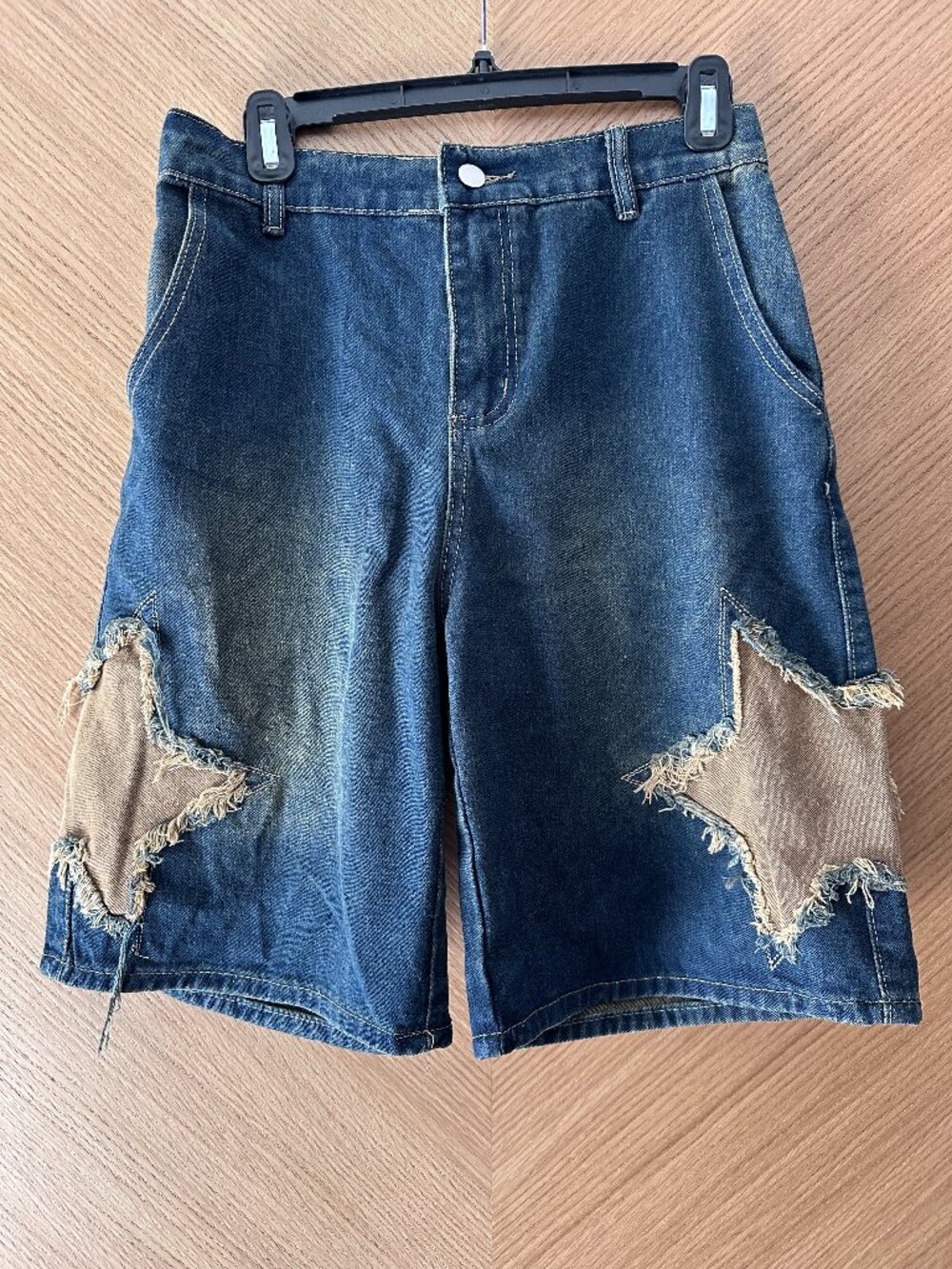 Teen Girls Hot Topic Star Denim Shorts - Brand New